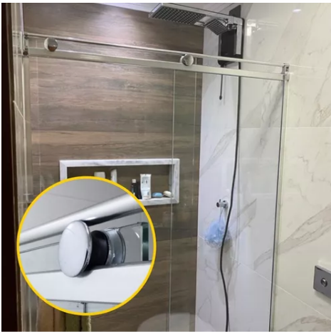 &#128705;  BOX LIGHT para Banheiro - Sistema Inovador com Roldanas Aparentes